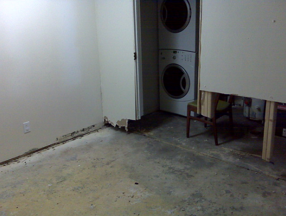 flooded basement water damage remediation